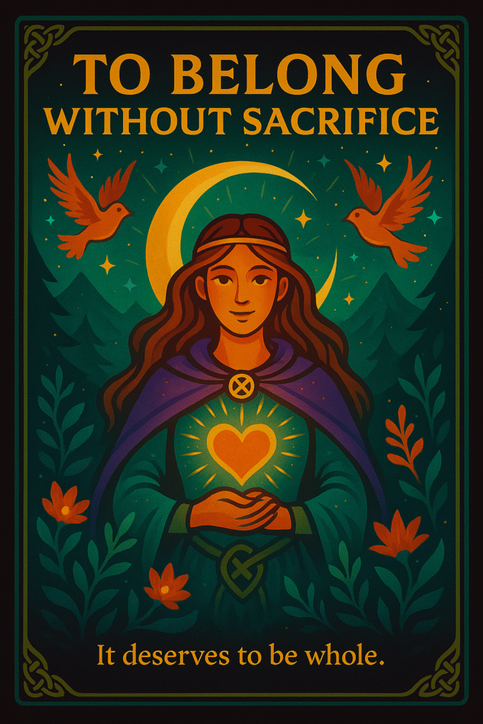 card to belong without sacrifice