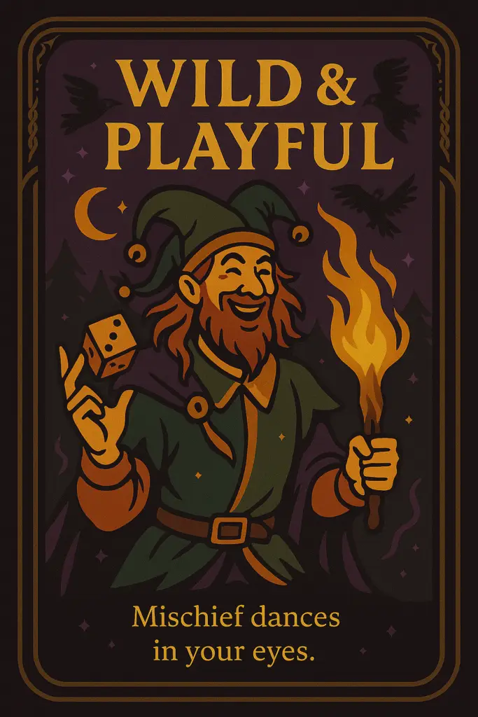 card wild and playful