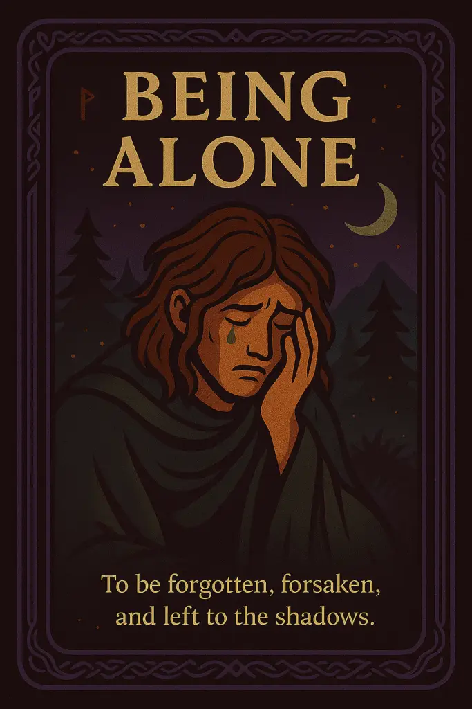 being alone