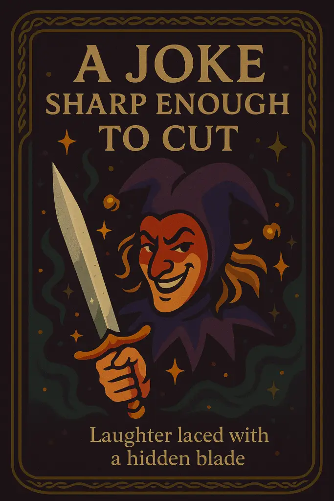 card a joke sharp enough to cut