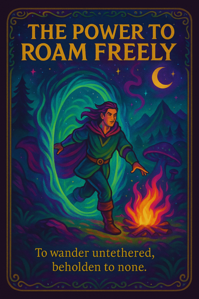 card the power to roam freely